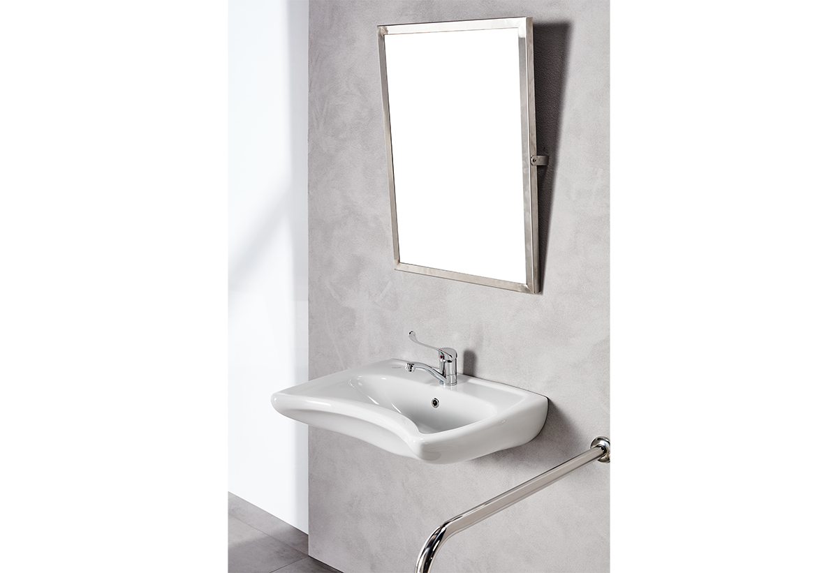 Ο νιπτήρας τοποθετημένος σε ένα μπάνιο